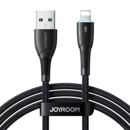 Joyroom USB - Lightning laidas Starry Series, 480mb/s, 3A, 1m, (SA32-AL3), juoda spalva