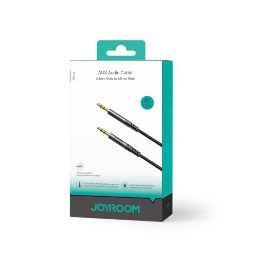 Joyroom Audio laidas Stereo, 3.5 mm Mini Jack, 1.2m, (SY-A08), juoda spalva