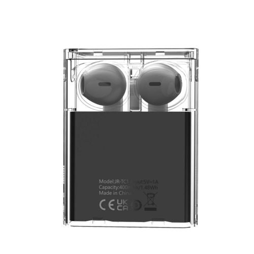 Joyroom ausinės IceLens Series Bluetooth True belaidis BT 5.3, TWS, AAC, SBC, HFP, A2DP, AVRCP, su LED Lights, (JR-TC1)