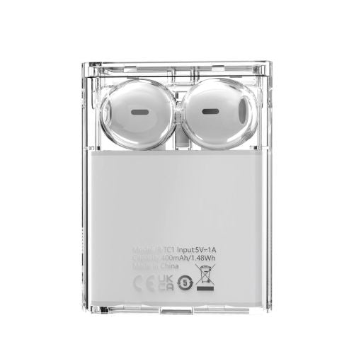 Joyroom ausinės IceLens Series Bluetooth True belaidis BT 5.3, TWS, AAC, SBC, HFP, A2DP, AVRCP, su LED Lights, (JR-TC1)