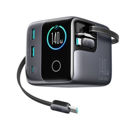 Joyroom Desktop įkroviklis GaN greitasis įkroviklis U+U+C, PD 140 W, PD3.1, PPS, AFC, SCP, FCP, QC3.0, su integruotas 2x
