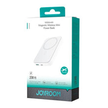Joyroom išorinė baterija magnetinis belaidis įkrovimas, MagSafe, C+U, PD 20 W, 10000 mAh, su USB - Lightning laidas (0.25m)