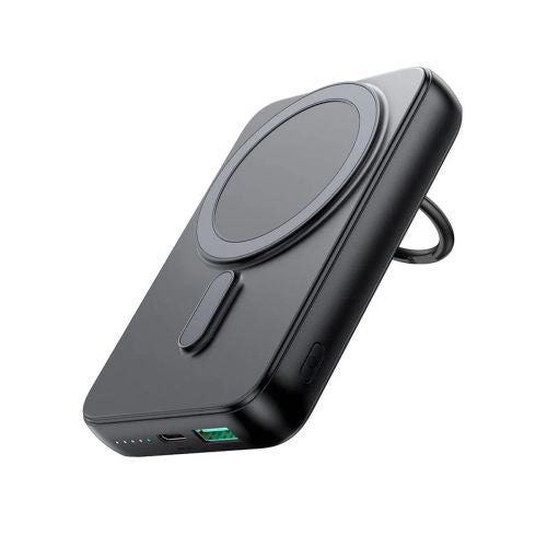 Joyroom išorinė baterija magnetinis belaidis įkrovimas, MagSafe 15 W / Type-C, PD 20 W, 10000 mAh, su ring ir stovas