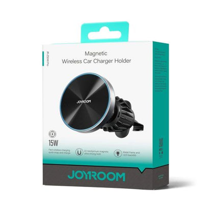 Joyroom automobilinis laikiklis belaidis įkroviklis (Airvent Version) 4.7 - 6.8 inch 15 W, (JR-ZS240-PRO), juoda spalva