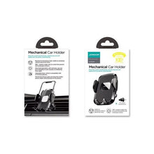 Joyroom automobilinis laikiklis Clamp laikiklis (Air Outlet Version) 4.7-6.9 inch, (JR-ZS259), juoda spalva