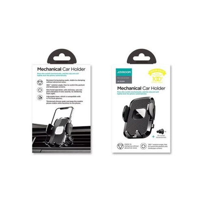 Joyroom automobilinis laikiklis Clamp laikiklis (Air Outlet Version) 4.7-6.9 inch, (JR-ZS259), juoda spalva
