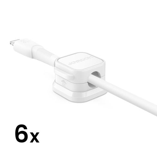 Joyroom laidas Organizer magnetinis up į 7.5 mm diameter, (6pcs), (JR-ZS368), balta spalva
