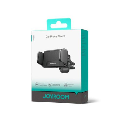 Joyroom automobilinis laikiklis Clamp laikiklis (Air Outlet Version) 4.5-6.7 inch, (JR-ZS377), juoda spalva