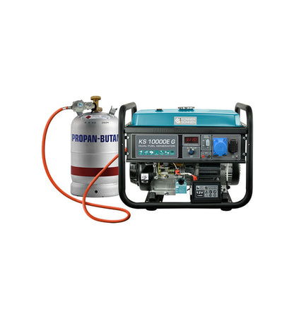 Generatorius benzinas/dujos  8000W, KS 10000E-G, KÖNNER & SÖHNEN
