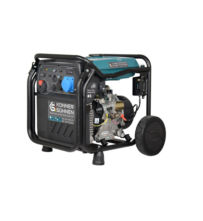Inverterinis benzino/dujų generatorius 8500W, KS 8100iEG, KONNER & SOHNEN