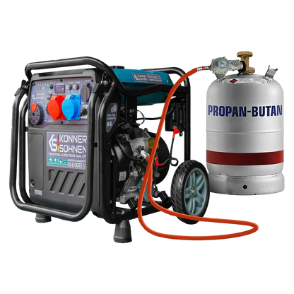 Inverterinis generatorius LPG/benzinas 8500W KS 8100iEG 1/3 KONNER & SOHNEN