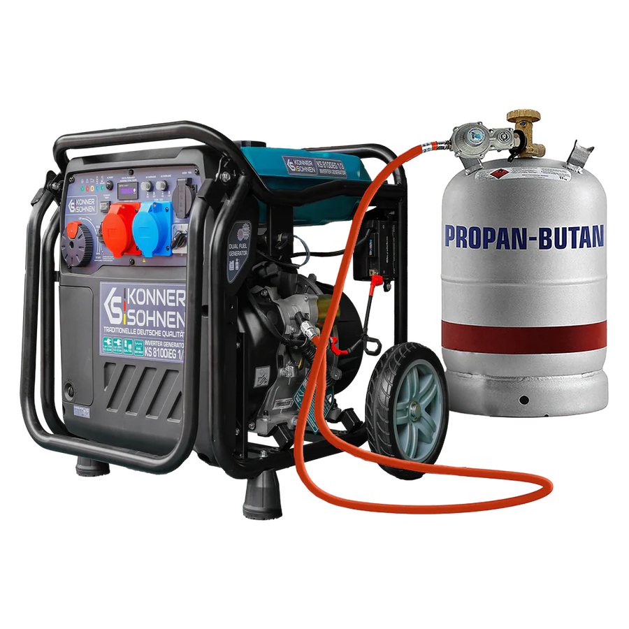 Inverterinis generatorius LPG/benzinas 8500W KS 8100iEG 1/3 KONNER & SOHNEN