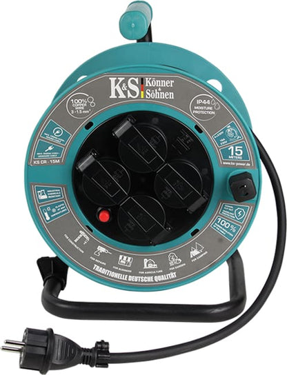 Prailginimo laidas su rite 15m, KS-CR-15M, KONNER & SOHNEN