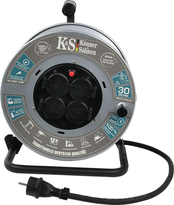 Prailginimo laidas su rite 30m, KS-CRM-30M KONNER & SOHNEN