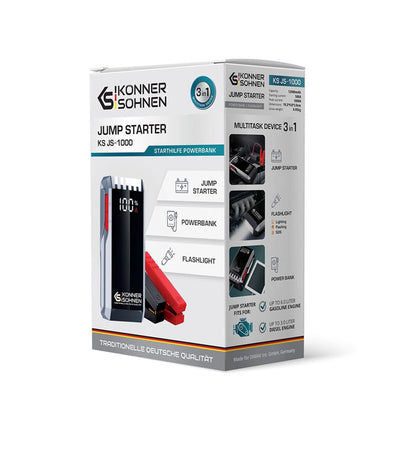 Paleidėjas starteris power bank 1000A, 12Ah, KS JS-1000, KÖNNER & SÖHNEN