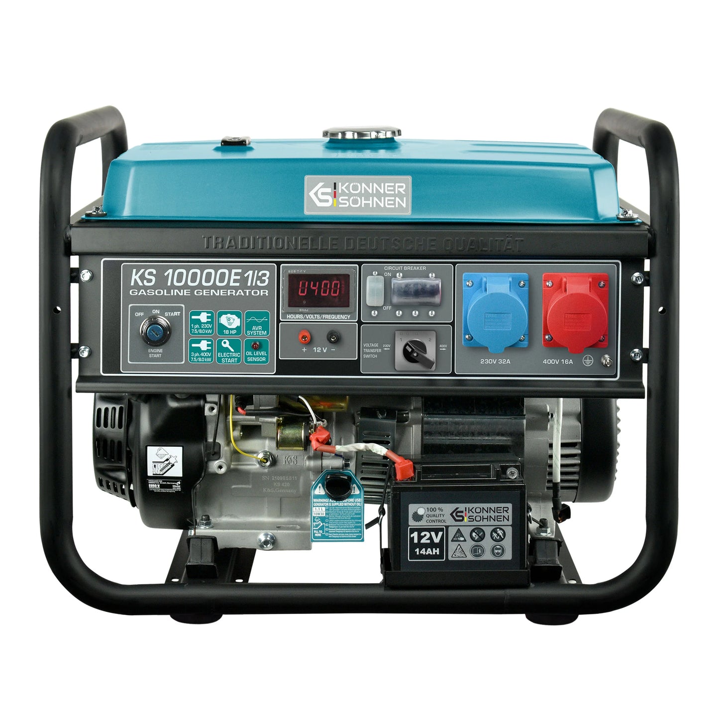 Generatorius benzininis 8000W KS 10000E 1/3 KÖNNER & SÖHNEN
