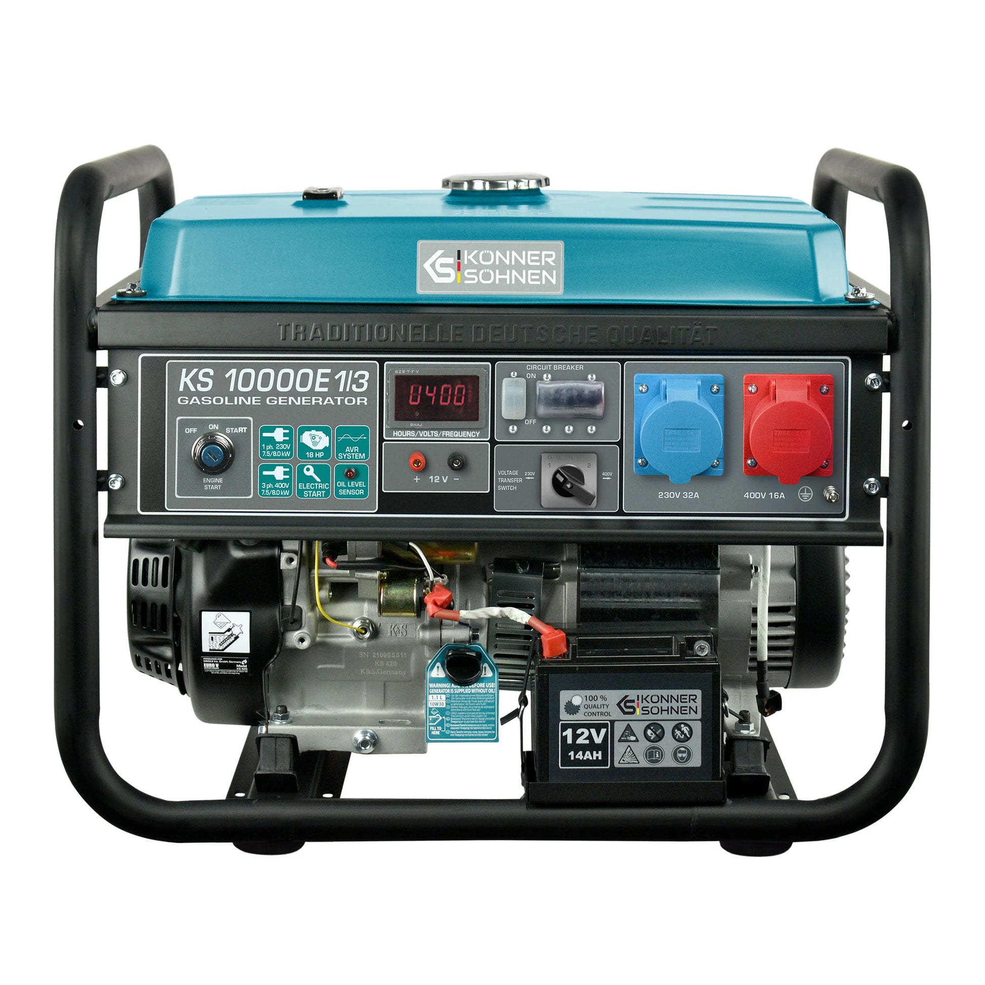 Generatorius benzininis 8000W KS 10000E 1/3 KÖNNER & SÖHNEN
