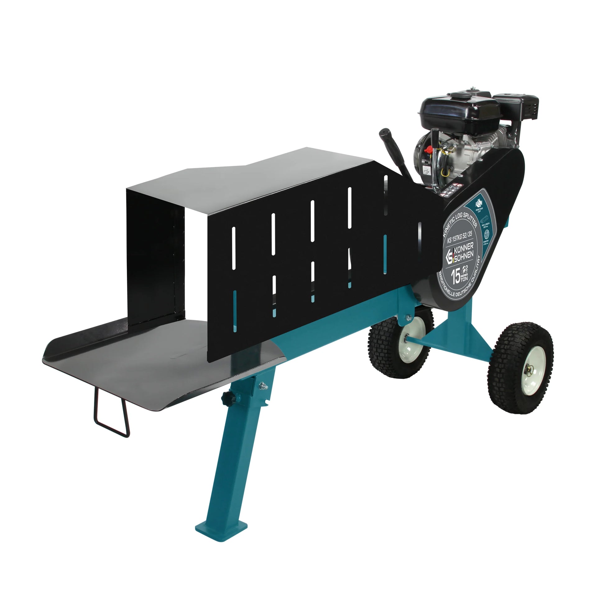 Kinetinė malkų skaldyklė su benzininiu varikliu 15T, KS 15TKG 52/35, KONNER & SOHNEN
