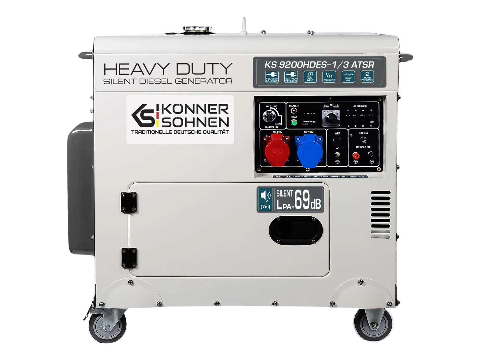 Dyzelinis generatorius 7500W, KS 9200HDES-1/3 ATSR (EURO V), KÖNNER & SÖHNEN