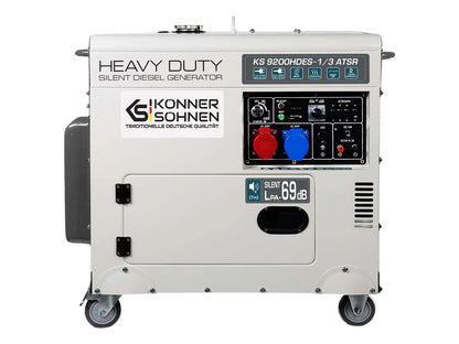 Dyzelinis generatorius 7500W, KS 9200HDES-1/3 ATSR (EURO V), KÖNNER & SÖHNEN