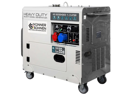 Dyzelinis generatorius 7500W, KS 9200HDES-1/3 ATSR (EURO V), KÖNNER & SÖHNEN