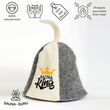 100% Wool Sauna Hat - Sauna King | Premium Sauna Accessory