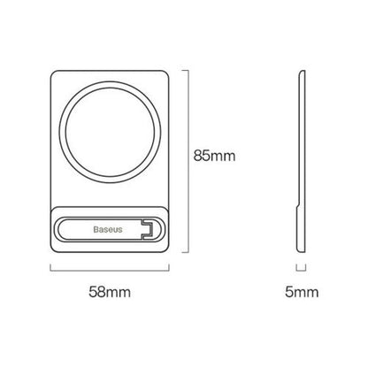 Baseus įrankis Foldable magnetinis Bracket (LUXZ010002), balta spalva