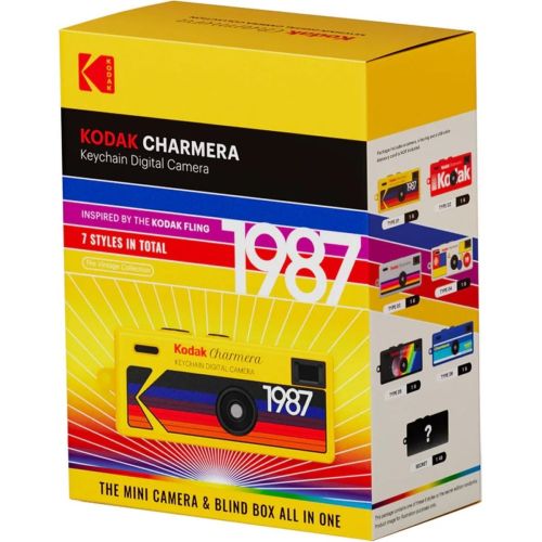Kodak Charmera Mini Keychain kamera 1.6 Mpx, Random Color, balta spalva