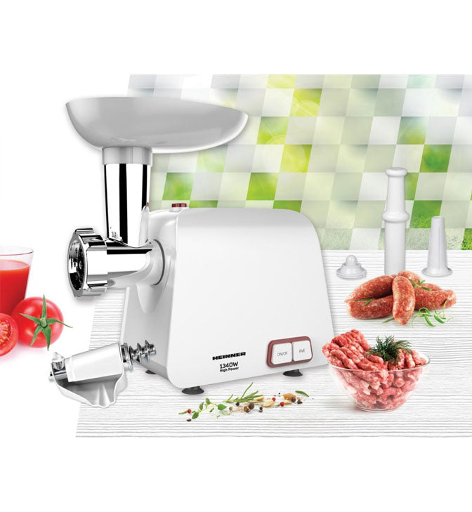 Mėsmalė, elektrinė 1340W MG-1340WH HEINNER