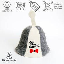 Sauna Hat 'Mr. Sauna', 100% Wool