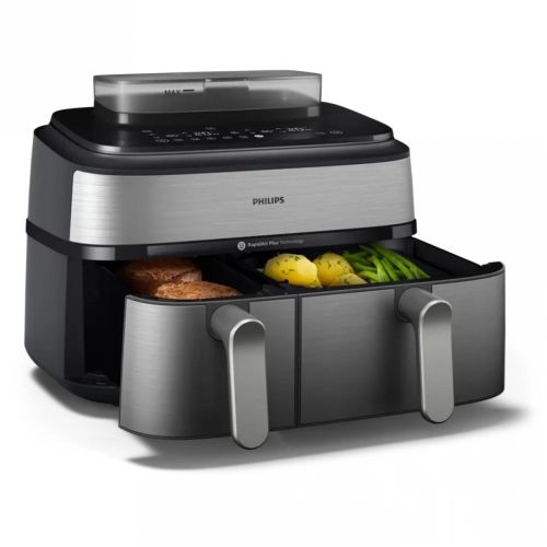Philips Airfryer 5000 Series NA555/00, 9L, sidabrinė spalva