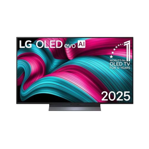 LG OLED TV OLED48C51LA, 122 cm, 4K, AI, Smart,, juoda spalva