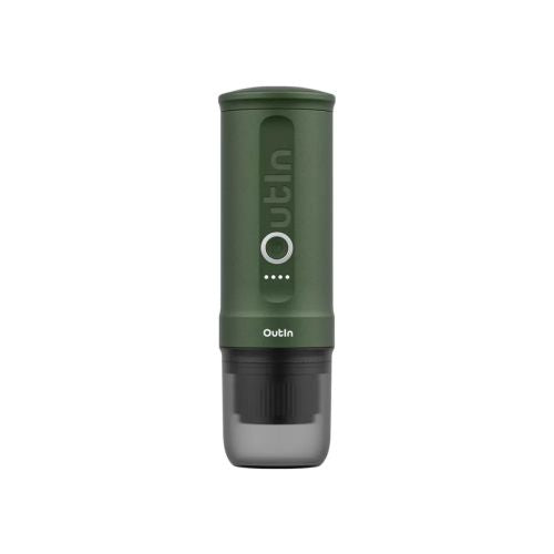 Outin Nano nešiojamas Espresso Machine, 80ml, 7500 mAh, Forest, žalia spalva