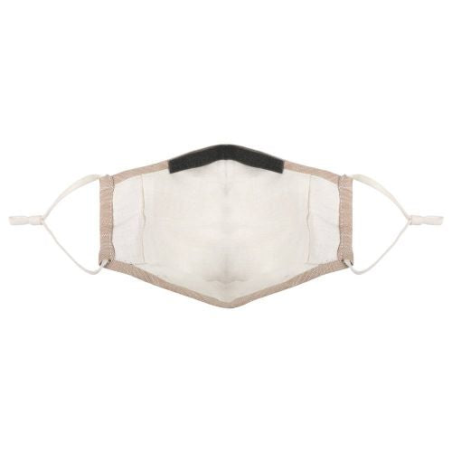 PureMe daugkartinė / reguliuojama kaukė Linen 2 pcs N95 filters inside the package, smėlio spalva