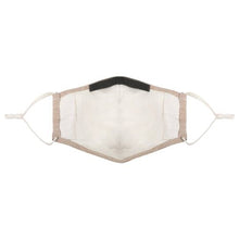 PureMe daugkartinė / reguliuojama kaukė Linen 2 pcs N95 filters inside the package, smėlio spalva