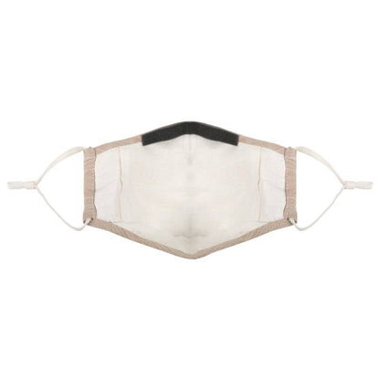 PureMe daugkartinė / reguliuojama kaukė Linen 2 pcs N95 filters inside the package, smėlio spalva
