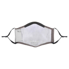PureMe daugkartinė / reguliuojama kaukė Linen 2 pcs N95 filters inside the package, anglies pilka spalva