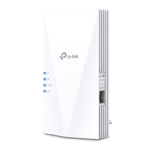 TP-Link Range Extender RE500X AC1500 belaidis Dual Band, Mesh System, 1500Mbps, 802.11ac, Wi-Fi 6,, balta spalva