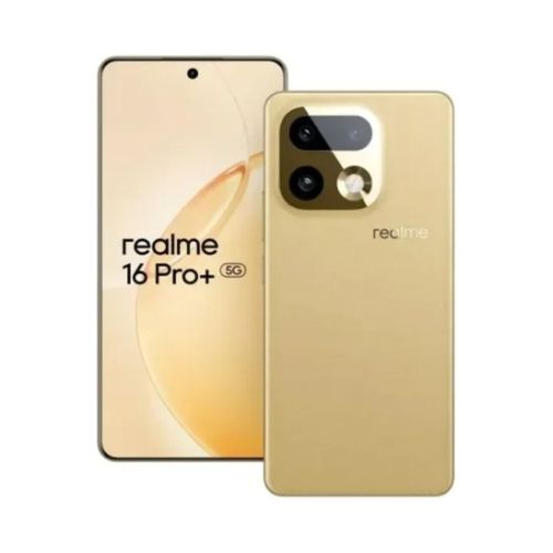 Realme 16 Pro+ dviejų SIM 5G 12 GB RAM 512 GB Master, auksinė spalva