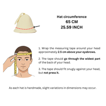 Sauna Hat 100% Wool