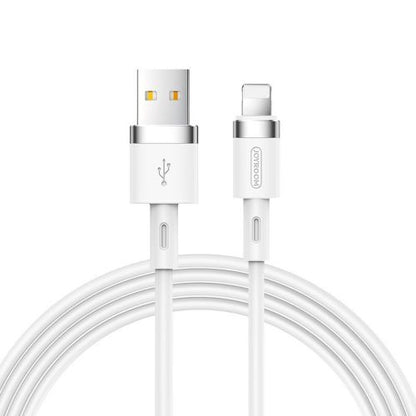 Joyroom Lightning - USB laidas 2.4A, 1.2m, (S-1224N2), balta spalva
