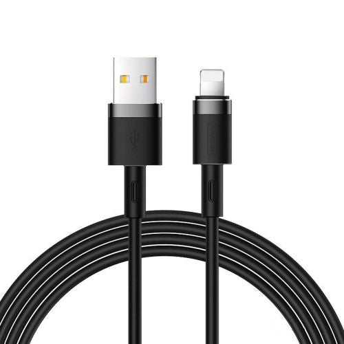 Joyroom Lightning - USB laidas 2.4A, 1.2m (S-1224N2), juoda spalva