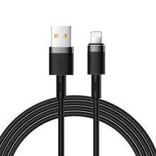 Joyroom Lightning - USB laidas 2.4A, 1.2m (S-1224N2), juoda spalva