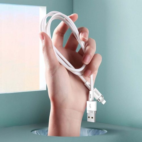 Joyroom Lightning - USB laidas 2.4A, 1.2m (S-1224N2), juoda spalva