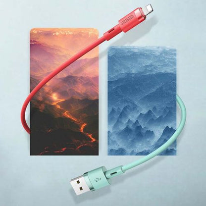 Joyroom Lightning - USB laidas 2.4A, 1.2m (S-1224N2), juoda spalva