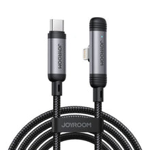 Joyroom Type-C - Lightning EnjoyX Series 90 Degree laidas A56, 30 W, 480mb/s, 1.2m, (S-A56), juoda spalva