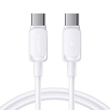 Joyroom Type-C - USB-C laidas Multi-Color Series laidas A14, 60 W, 480mb/s, 1.2m, (S-CC100A141 W), balta spalva
