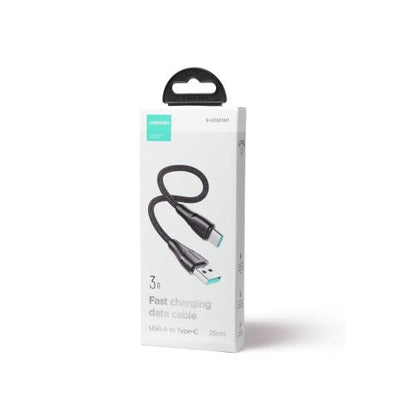 Joyroom laidas Type-C - Lightning A11 Series greitasis įkrovimas PD 20 W, 0.25m, (S-CL020A11), juoda spalva