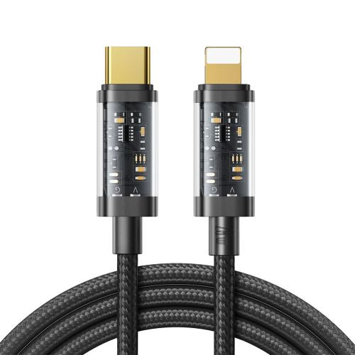Joyroom Type-C - Lightning A10 series Fast įkrovimo laidas PD 20 W, 1.2m, (S-CL020A12), juoda spalva