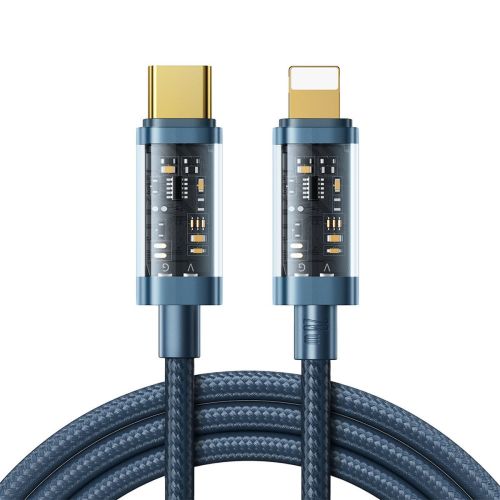 Joyroom Type-C - Lightning A10 series Fast įkrovimo laidas PD 20 W,1.2m, (S-CL020A12), mėlyna spalva